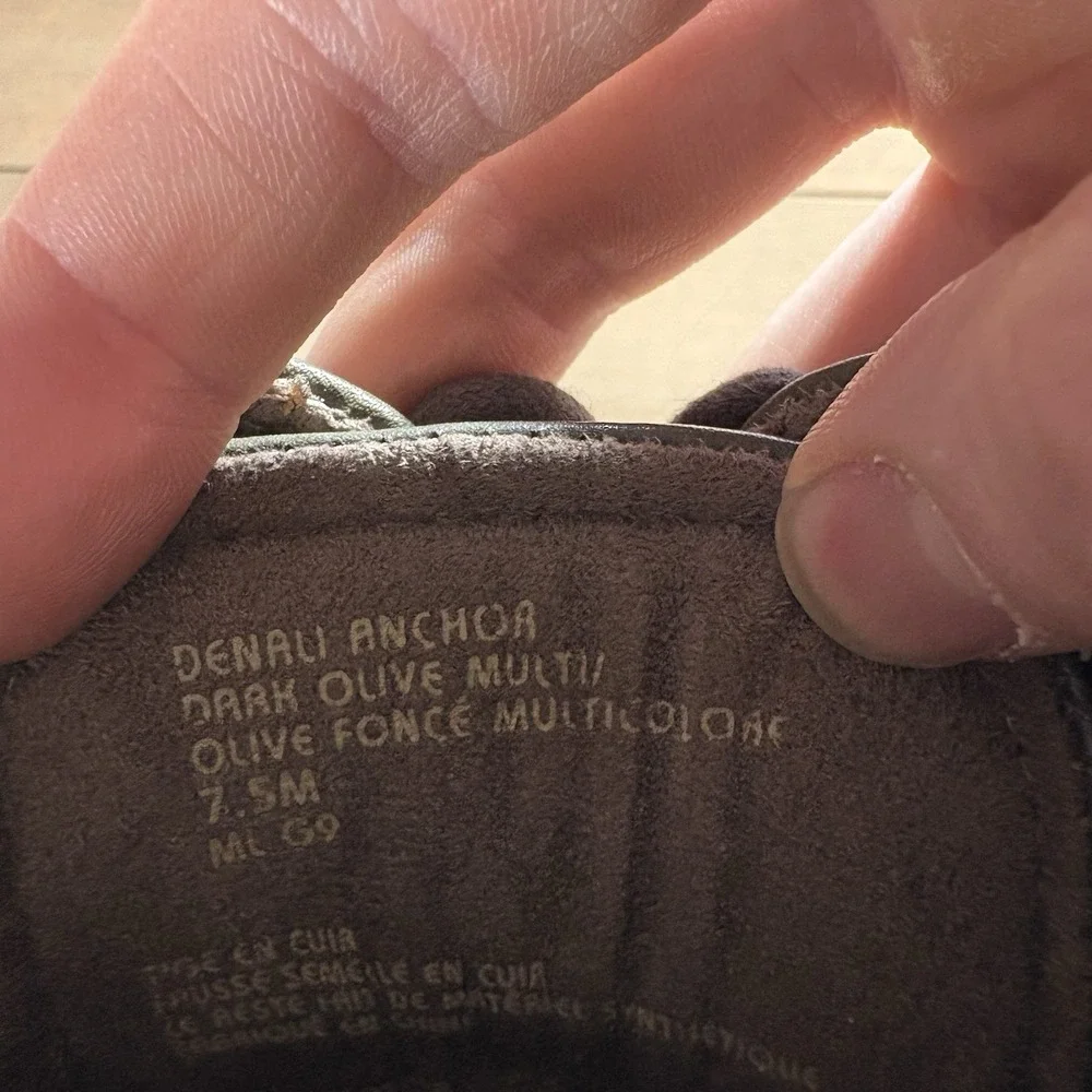 earth denali anchor womens size 7.5 shoes green leather heel combat boots - Picture 8 of 11